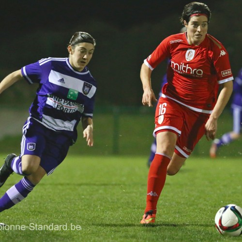 Nos filles partagent 1-1 contre Anderlecht