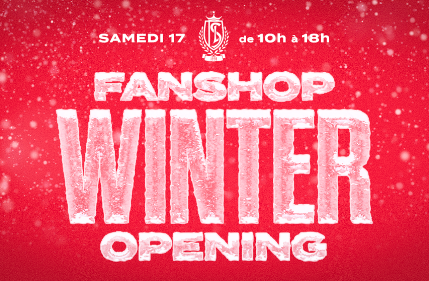 Fanshop Winter Opening zaterdag 17 december