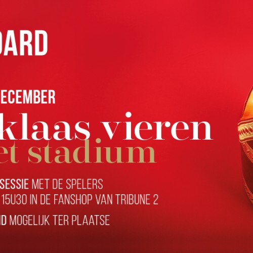 Kom Sinterklaas vieren in het stadion van Sclessin