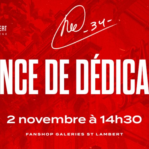 Séance de dédicaces aux Galeries Saint-Lambert le 2/11